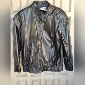 Vintage Maglia Black Leather Jacket Sz4 Butter Soft